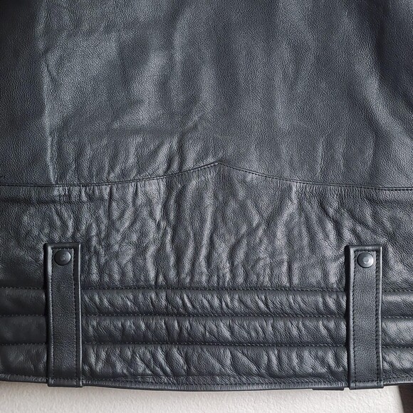 Taylor's Leatherwear Jacket Mens XL Black Leather Motorcycle Type 4473-Z - Picture 9 of 12